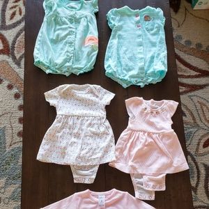 3 month Carters Romper/Dress Lot
